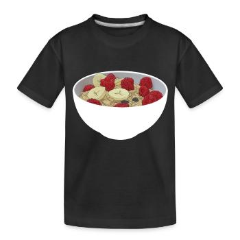 Müsli - Kinder Premium Bio T-Shirt - Schwarz - Vorne