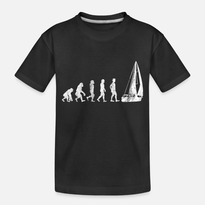 Voilier Cadeau Voilier Sailor Evolution - T-shirt bio Premium Enfant - noir