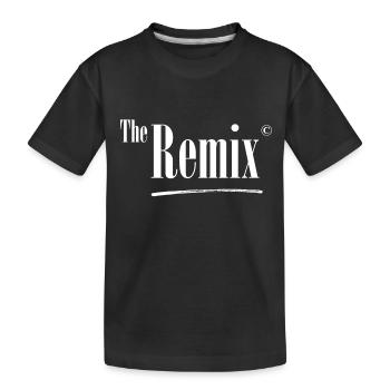 the remix partnerlook vater sohn with the original - Kids' Premium Organic T-Shirt - black - Front