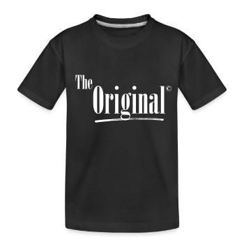 the original with remix father/son partnerlook team - Kids' Premium Organic T-Shirt - black - Front