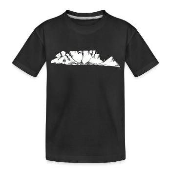 Afrique Table Mountain Cape Town Idée cadeau - T-shirt bio Premium Enfant - noir - Devant