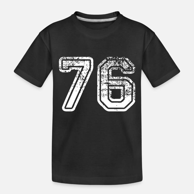 76 - Kinder Premium Bio T-Shirt - Schwarz