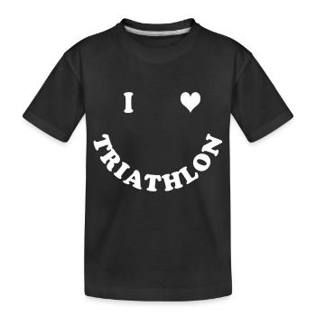 Triathlon - T-shirt bio Premium Enfant - noir - Devant