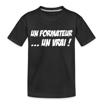 Formateur / Formatrice / Formation / Education - T-shirt bio Premium Enfant - noir - Devant