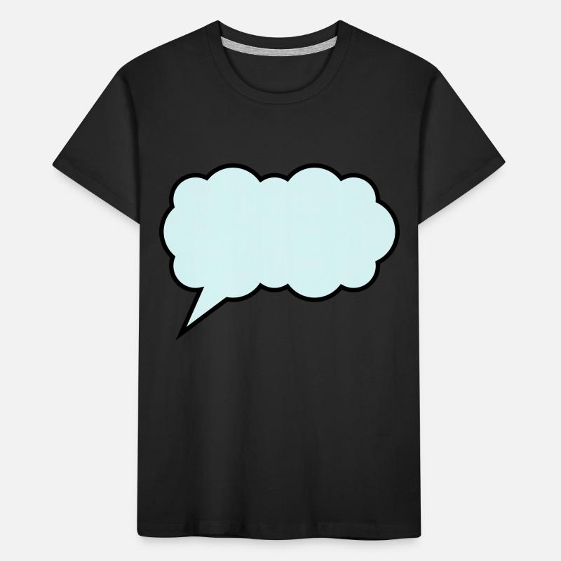 cloud bubble design Kids' Premium Organic T-Shirt