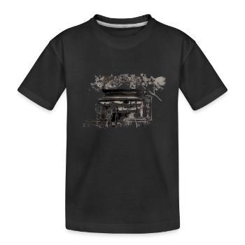 shop copie - T-shirt bio Premium Enfant - noir - Devant