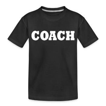 Entraîneur - T-shirt bio Premium Enfant - noir - Devant