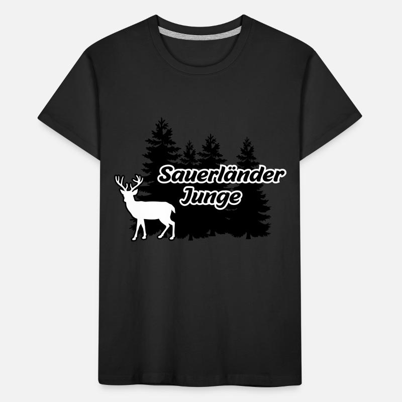 Sauerländer Junge Kinder Premium Bio T-Shirt