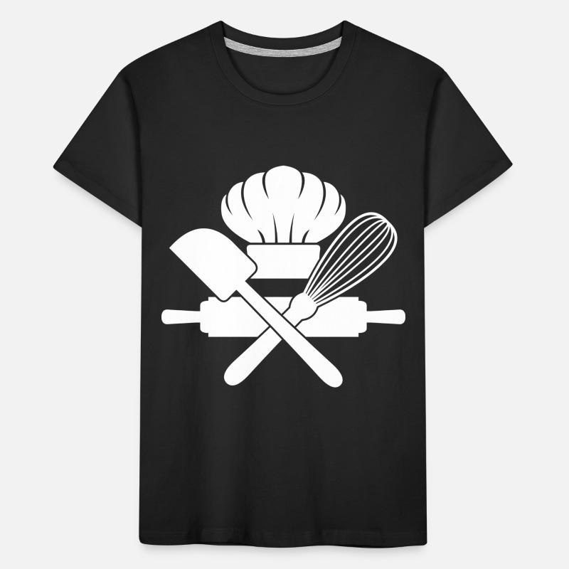 Baking & Pastry Lovers, Baking Tools & Utensils Kids' Premium Organic T-Shirt