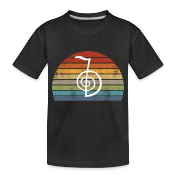 Gifts for Reiki Master Reiki Therapists Yoga - Kids' Premium Organic T-Shirt - black - Front