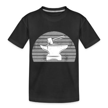 Blacksmith - Kids' Premium Organic T-Shirt - black - Front