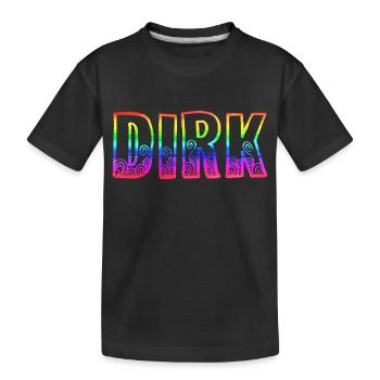 dirk rs arc-en-ciel - T-shirt bio Premium Enfant - noir - Devant