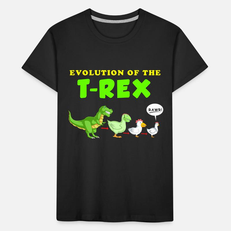 évolution du trex T-shirt bio Premium Enfant