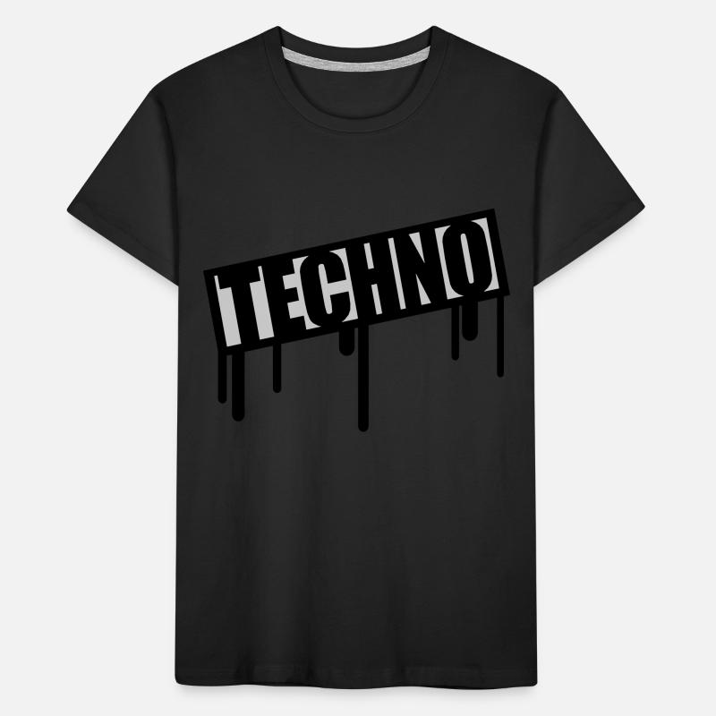 Techno Stamp Drops T-shirt bio Premium Enfant