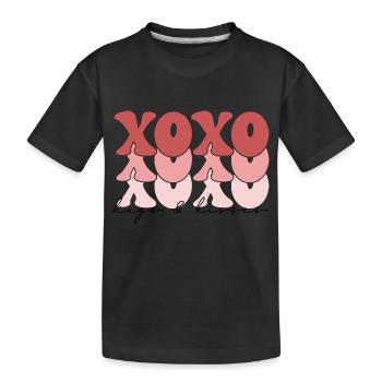 XOXO - T-shirt bio Premium Enfant - noir - Devant