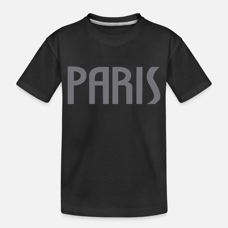 Paris - T-shirt bio Premium Enfant - noir