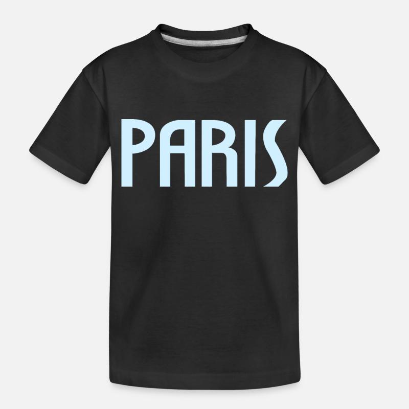 Paris - T-shirt bio Premium Enfant - noir