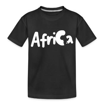 Afrique - T-shirt bio Premium Enfant - noir - Devant