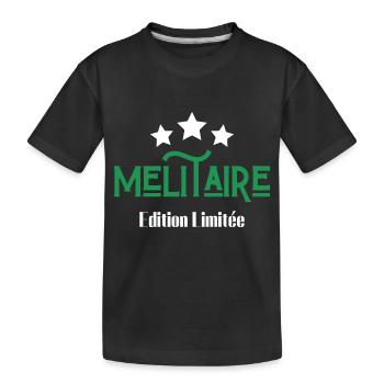 militaire édition limitée - T-shirt bio Premium Enfant - noir - Devant