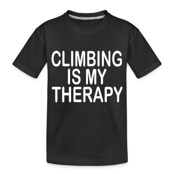 escalade - T-shirt bio Premium Enfant - noir - Devant