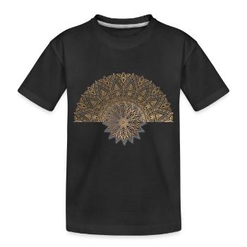 Cercle d’or de luxe - T-shirt bio Premium Enfant - noir - Devant