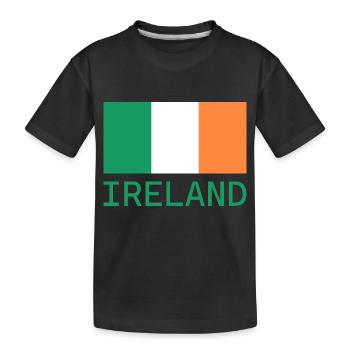Irlande - T-shirt bio Premium Enfant - noir - Devant