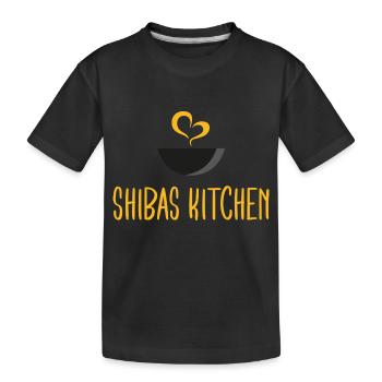 Shibas Kitchen - Einfache orientalische Rezepte - Kinder Premium Bio T-Shirt - Schwarz - Vorne