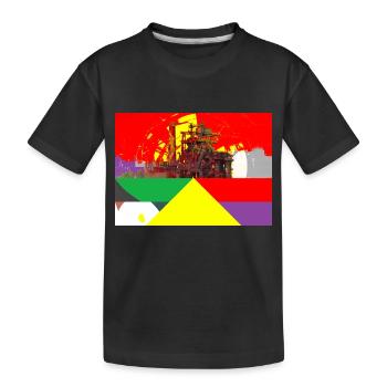 Sidérurgie, sidérurgie, région de la Ruhr - T-shirt bio Premium Enfant - noir - Devant