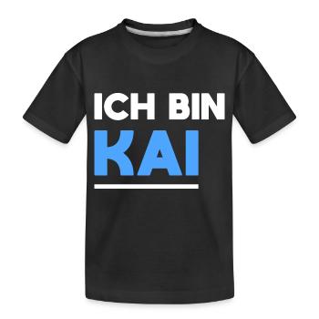 Kai Name Spruch für stolze Kais - Kinder Premium Bio T-Shirt - Schwarz - Vorne