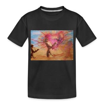 Sommer - Kinder Premium Bio T-Shirt - Schwarz - Vorne