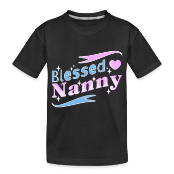 Nanny Babysitter Childminder - Kids' Premium Organic T-Shirt - black - Front