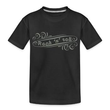 Rock'n'roll guitare musicale rockabilly - T-shirt bio Premium Enfant - noir - Devant