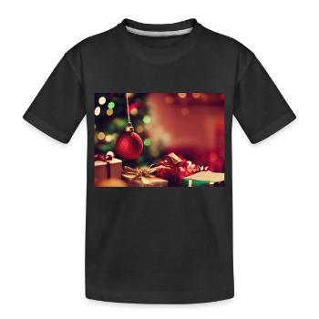 Noël 27 - T-shirt bio Premium Enfant - noir - Devant