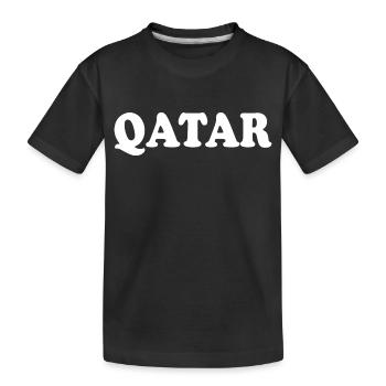 Qatar - T-shirt bio Premium Enfant - noir - Devant