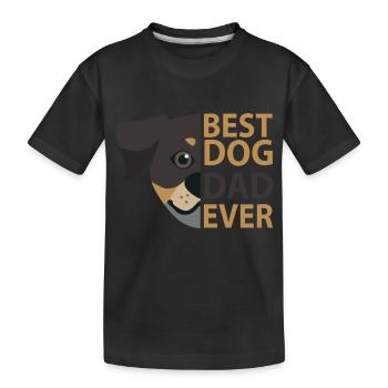 Chien Hund - T-shirt bio Premium Enfant - noir - Devant