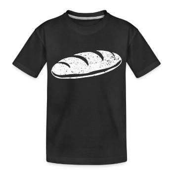 Brot - Kinder Premium Bio T-Shirt - Schwarz - Vorne