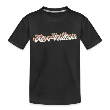 mère-veilleuse vintage - T-shirt bio Premium Enfant - noir - Devant