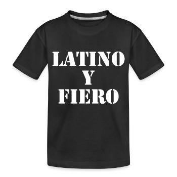 Latino Spanisch temperamentvoll - Kinder Premium Bio T-Shirt - Schwarz - Vorne