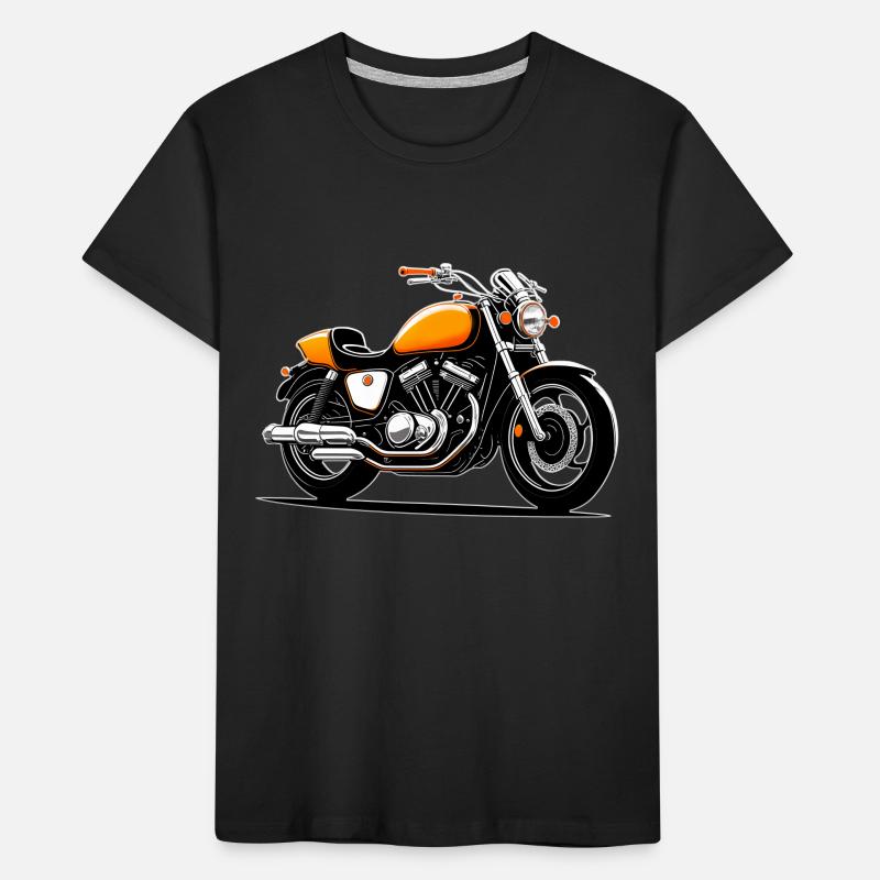 Motorrad Design Kinder Premium Bio T-Shirt