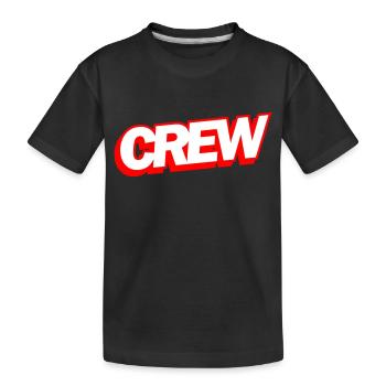 Conception de l’équipage - T-shirt bio Premium Enfant - noir - Devant