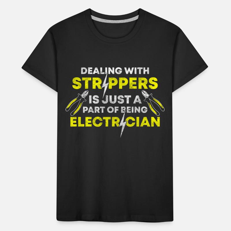 Electrics Electronics Electrical Kids' Premium Organic T-Shirt