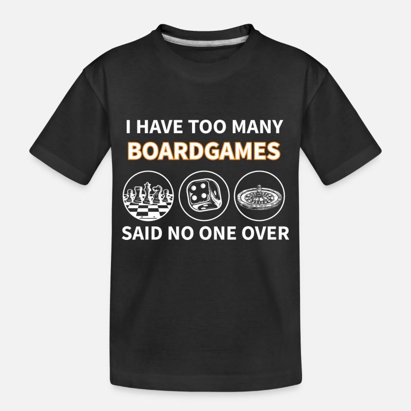 Jeu de société Chess Backgammon Game Night - T-shirt bio Premium Enfant - noir