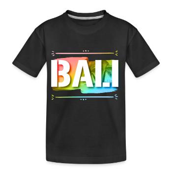 Bali - Kinder Premium Bio T-Shirt - Schwarz - Vorne
