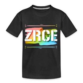 Zrce - Kinder Premium Bio T-Shirt - Schwarz - Vorne