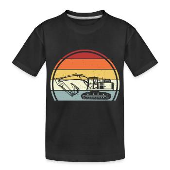 Bagger - Kinder Premium Bio T-Shirt - Schwarz - Vorne