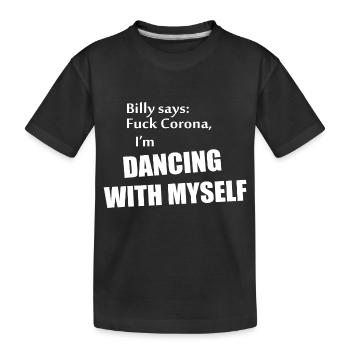 Danse Musique de danse - T-shirt bio Premium Enfant - noir - Devant