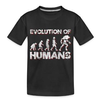 Monster Figur Süß - Kinder Premium Bio T-Shirt - Schwarz - Vorne