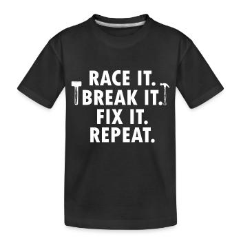 Artisan bricoleur Artisan Artisan Outil Construction - T-shirt bio Premium Enfant - noir - Devant