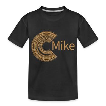 Für Mike - Kinder Premium Bio T-Shirt - Schwarz - Vorne