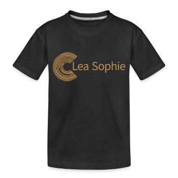 Für Lea Sophie - Kinder Premium Bio T-Shirt - Schwarz - Vorne